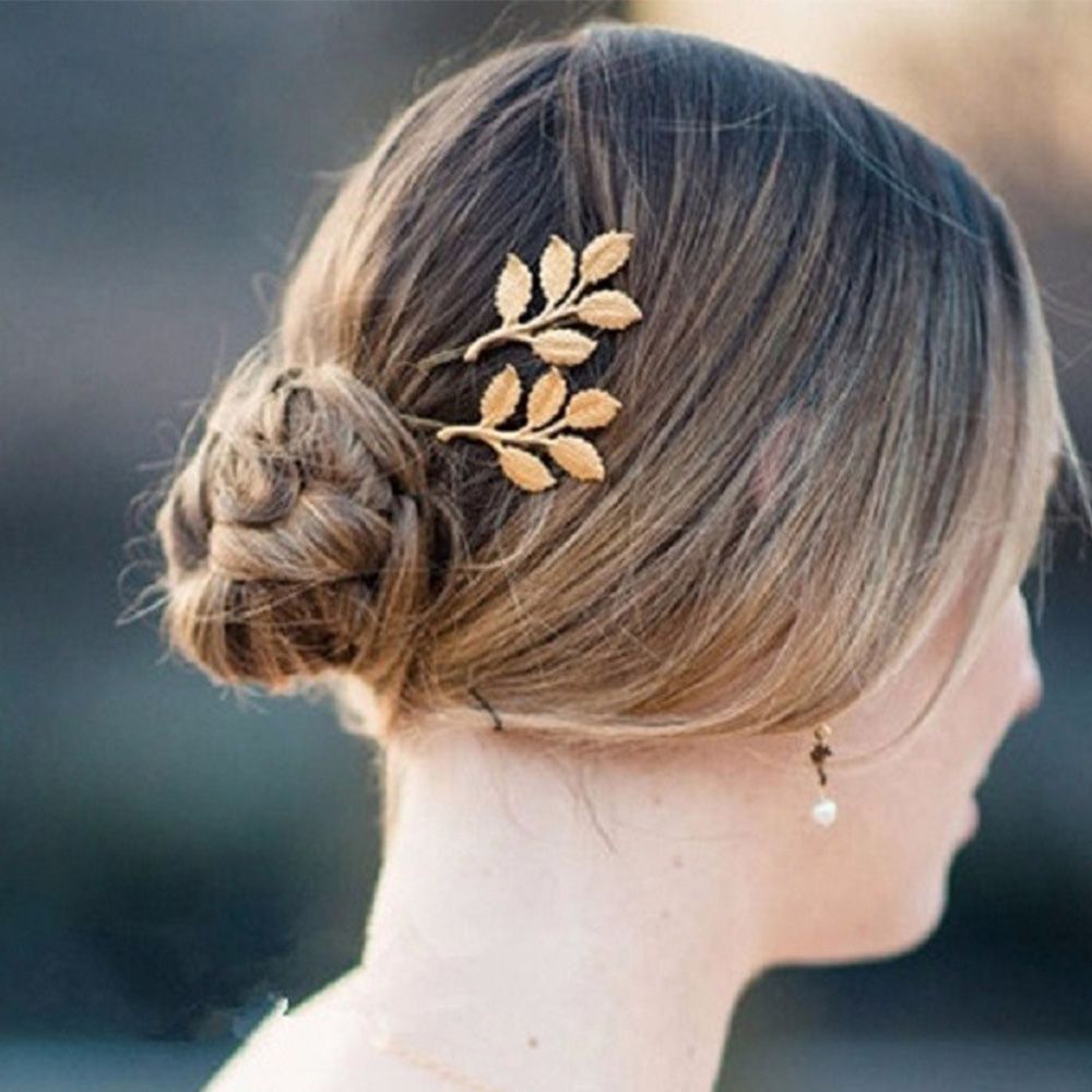 Set 2 Kẹp Tóc Hình Chiếc Lá Dễ Thương
