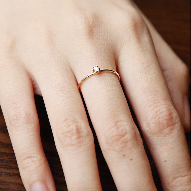 Nhẫn Pandora Mạ Vàng 14K 1.25 Ct Đính Đá Lấp Lánh Sang Trọng