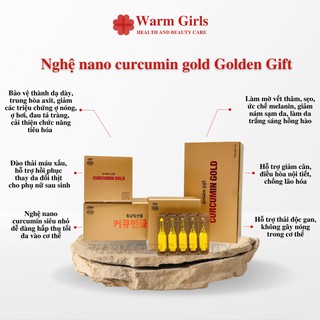 Tinh nghệ nano curcumin gold Golden Gift chính hãng Hàn Quốc (do TĐ SAMSUNG bảo trợ)