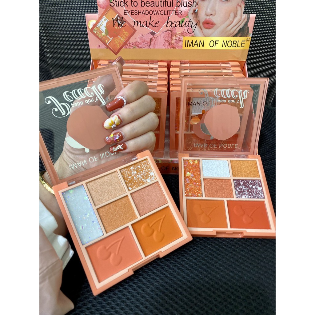 Phấn mắt má 7 ô nhũ Make Beauty F422 | BigBuy360 - bigbuy360.vn