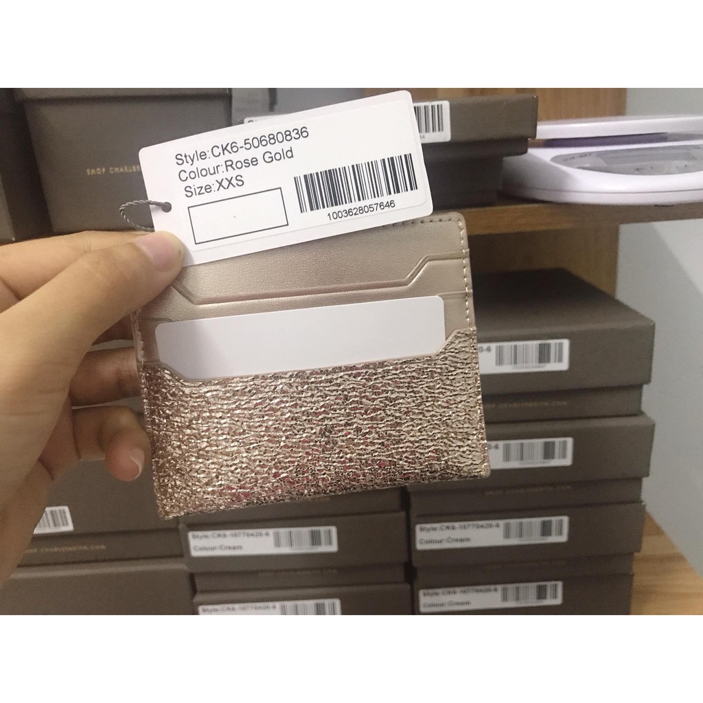 Ví đựng thẻ card nữ Cnk - Cardholder nữ fullbox