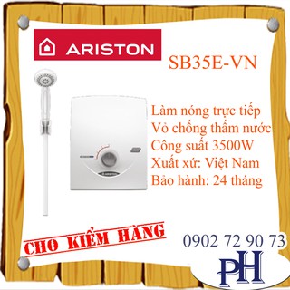 Bình nước nóng trực tiếp ariston sb35e-vn 3500w