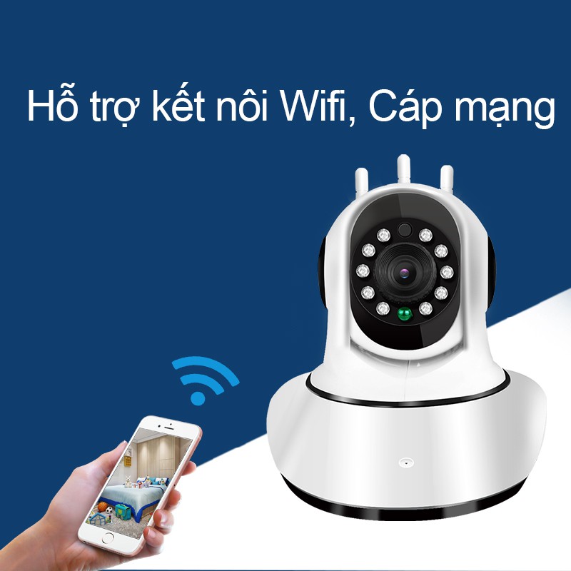 Loosafe  Camera IP Full HD Camera Giám sát 2.0Mpx 1080P Tiếng Việt Và Thẻ Nhớ không dây Camera 32Gb Chuyên Dụng