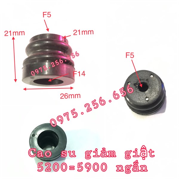Cao su giảm giật 5200=5900 ngắn