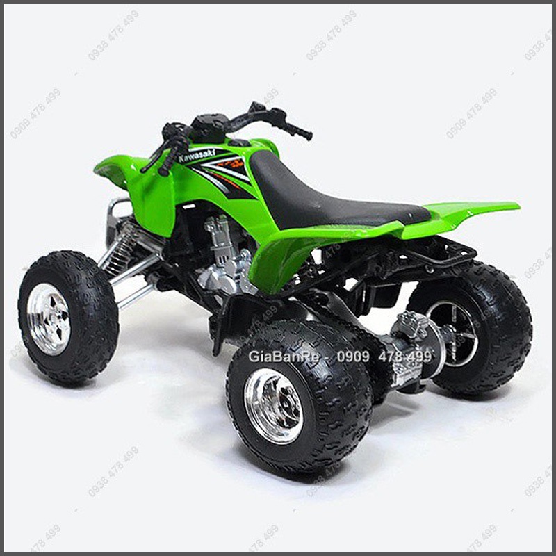 Xe Mô Hình ATV Địa Hình 4 Bánh Kawasaki Tỉ Lệ 1:12 - Xanh Lá - 8702.1