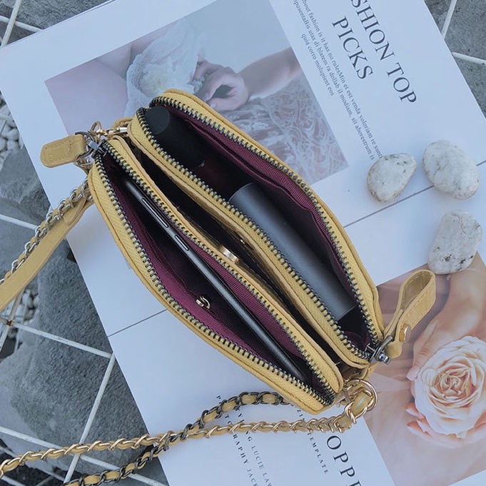 Túi xách nữ mini đeo chéo đeo vai da gạo sần ✨ Túi Xinh Mint Store PK 376