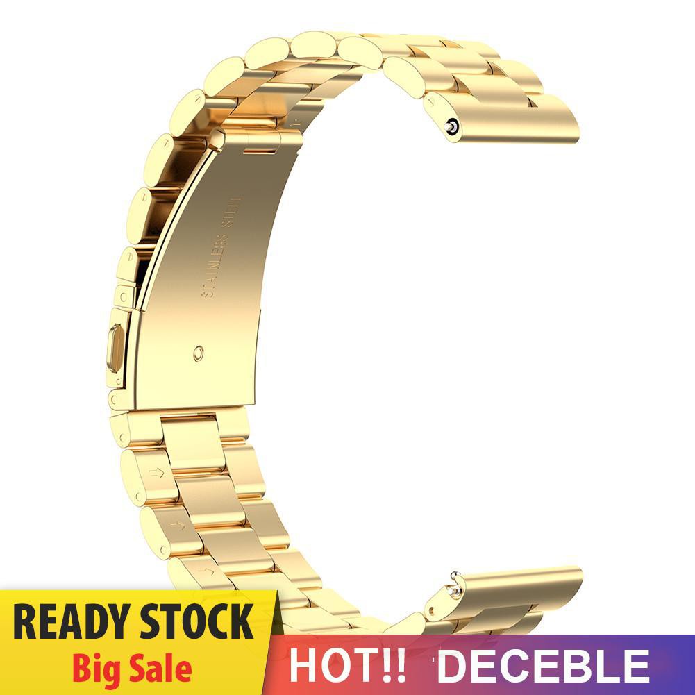 Deceble Metal 20mm Wrist Strap Watch Band for Samsung Galaxy Watch Active 2 40/44mm