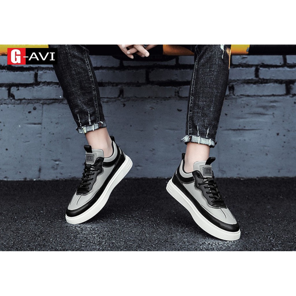 Giày nam mẫu mới hot trend 2021 phong cách trẻ trung lịch lãm AVi 394