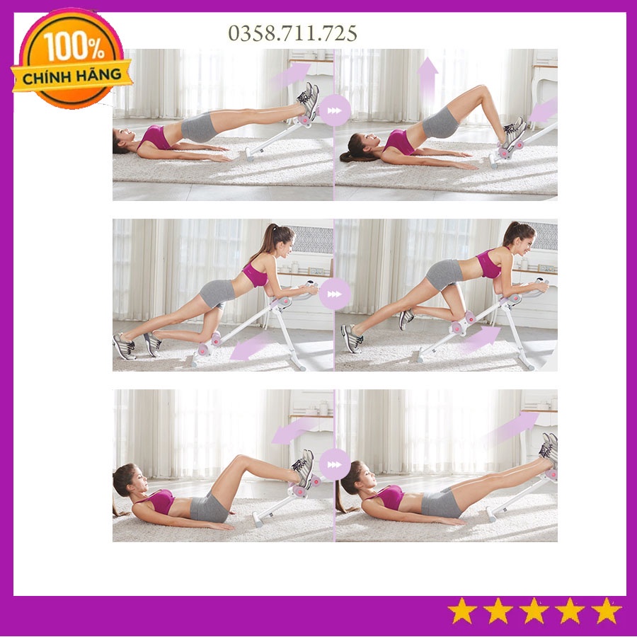 Máy tập bụng Hàn quốc Sean Lee, dụng cụ tập bụng và tập toàn thân tạ nhà