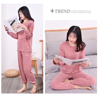 (Size trung bình ≤70kg) Bộ đồ mặc nhà nữ, lười mặc nhà