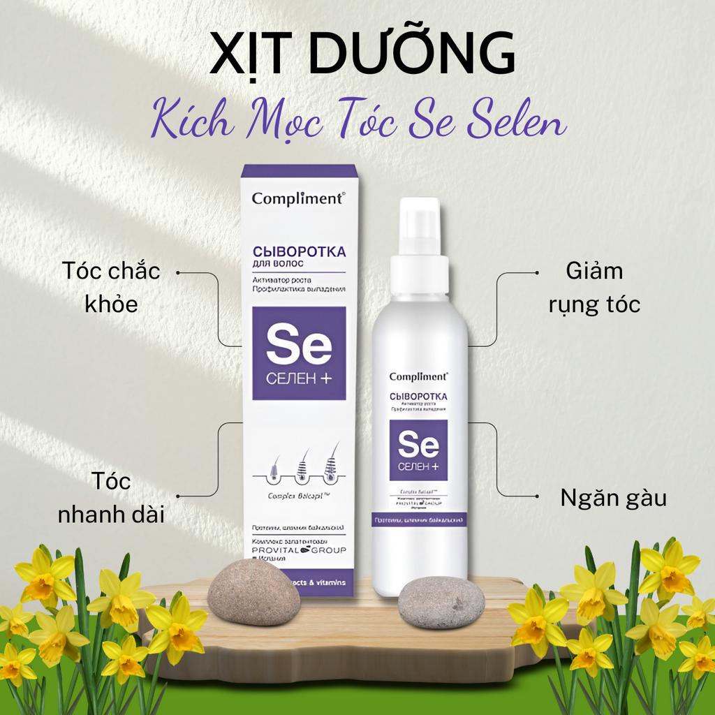 Xịt Dưỡng Tóc Se Selen Compliment Kích Thích Mọc Tóc Và Giảm Rụng Tóc 150ml