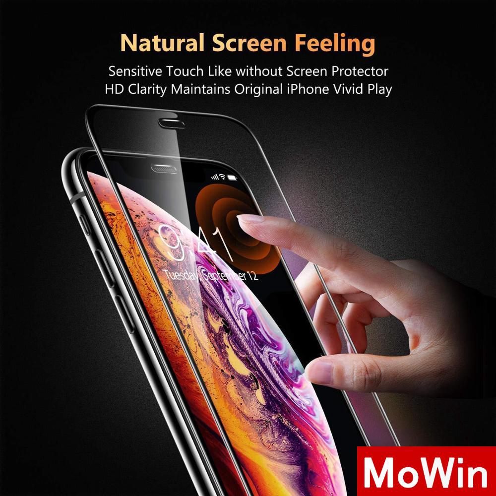 Kính cường lực điện thoại toàn màn hình độ cứng 9HD cho iPhone XS 8plus iPhone 7plus MAX SE Max Xr 11 SE2020