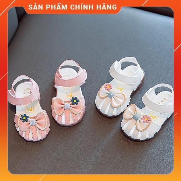 [Siêu Sale]  Dép Tập Đi Bé Gái, Đế Mềm , Nhẹ Và Êm Chân, Tai Thỏ Nơ Xinh Cực Dễ Thương, SK39