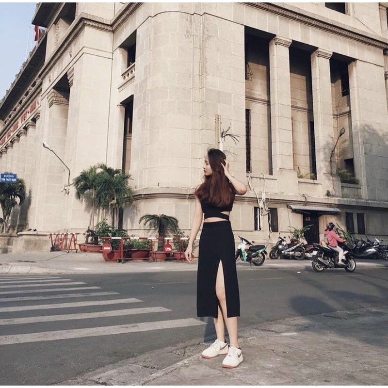 CHÂN VÁY MIDI XẺ | BigBuy360 - bigbuy360.vn