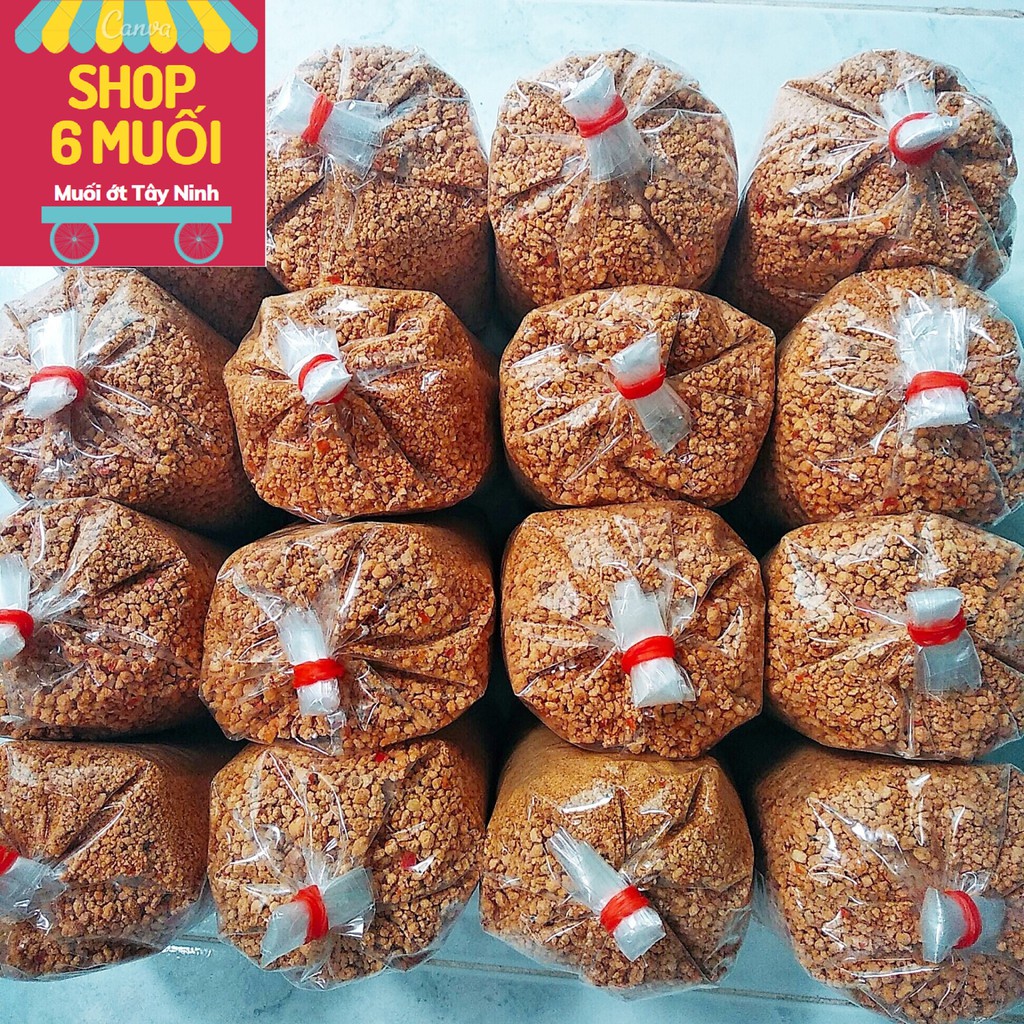 [Ảnh thật] [500gr] Muối ớt Tây Ninh loại thường *HỘT TO* (ăn chay được, có tỏi) | BigBuy360 - bigbuy360.vn