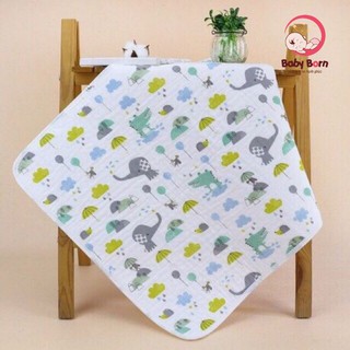 Lót chống thấm sợi tre 5 lớp hàng loại 1 xịn 50cm x 70cm (mặt sau chống trượt)