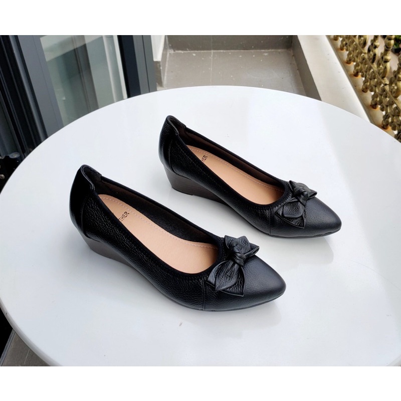 Giày da bò Step Further mẫu xuồng nơ