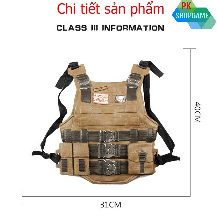 BỘ GIÁP PUBG, BỘ GIÁP COSPLAY PUBG TẶNG KÈM MÓC KHOÁ PHỤ KIỆN PUBG trị giá 50k