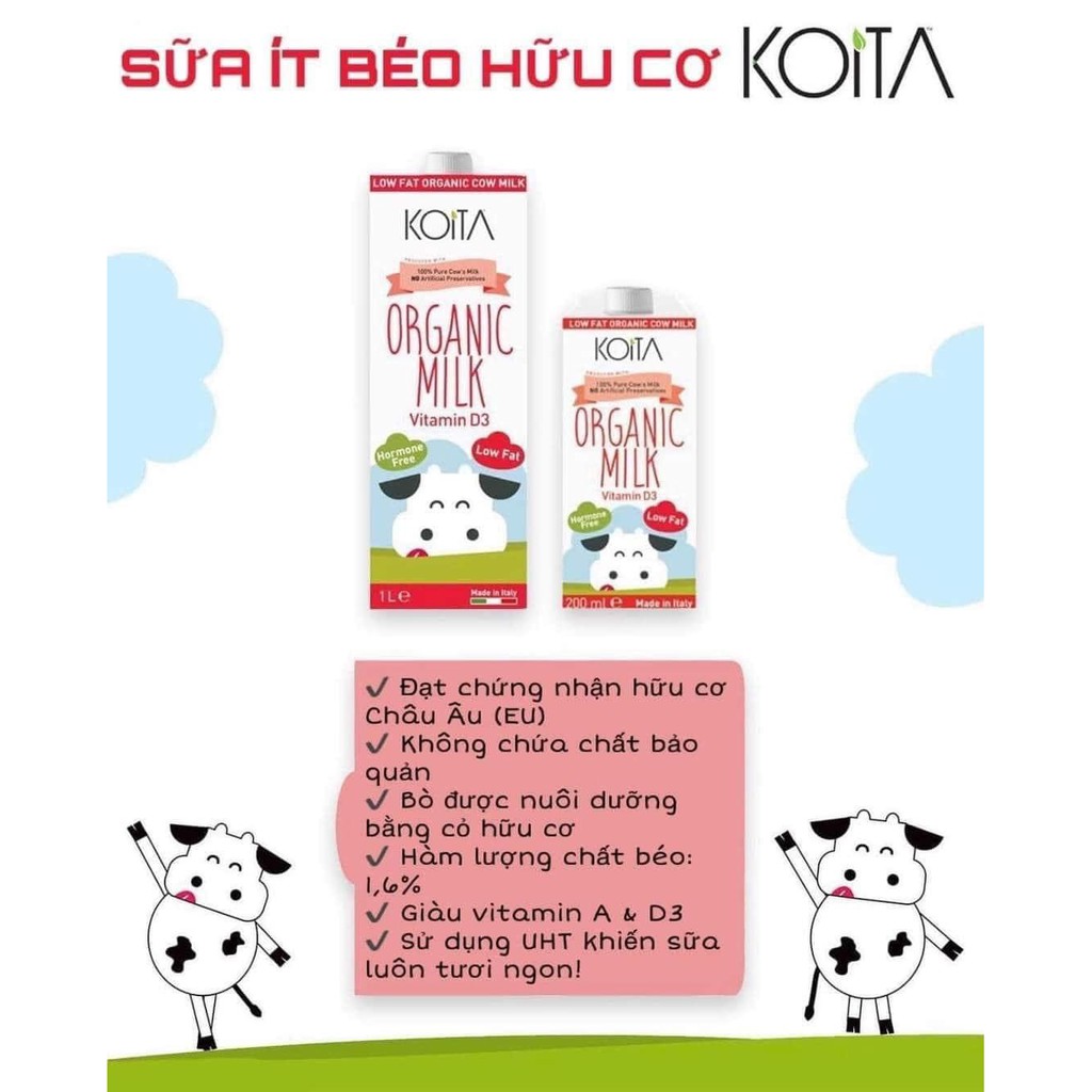 Sữa Koita ít béo date Tháng 11/21