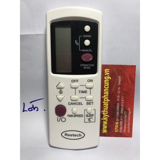 Reetech Lớn - Remote điều khiển máy lạnh điều hòa Reetech mẫu lớn