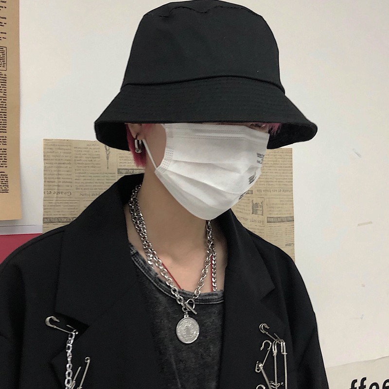 [Hàng Có Sẵn] Miễn Phí Giao Hàng Mũ Xô Màu Trơn Phong Cách Retro Hàn Quốc 22007