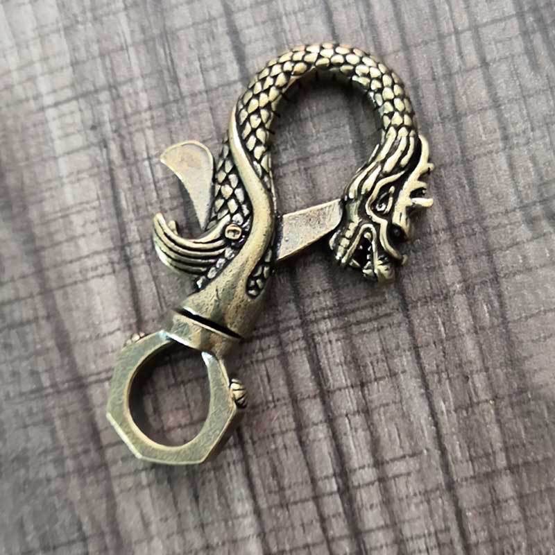 Móc Khoá Rồng Đồng Thau