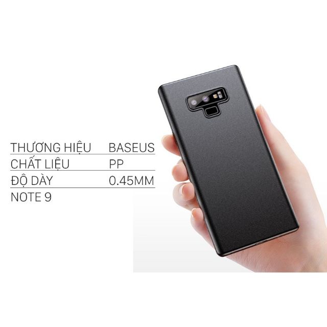 Ốp Lưng Baseus nhám siêu mỏng cho Galaxy Note 9