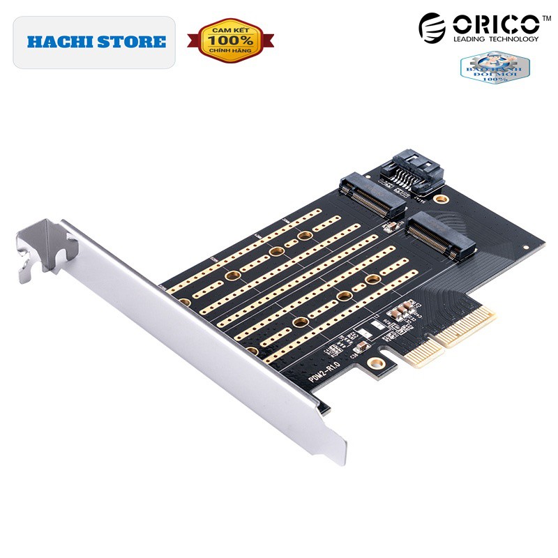 Card mở rộng ổ cứng SSD M.2 NVMe qua khe Pci-E 3.0 X4 Orico PDM2 - Hàng chính hãng