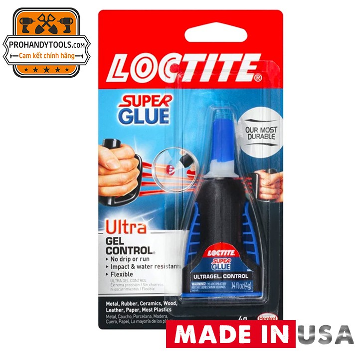 Keo Siêu Dính Đa Bề Mặt Loctite Ultra Gel Control Super Glue 4g 1368596 - Ireland