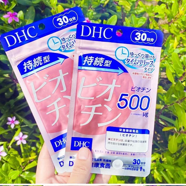 Viên Uống DHC Biotin Giảm Rụng Giúp Mọc Tóc Đẹp Da DHC Sustained Release Biotin Nhật Bản Gói 30 Ngày