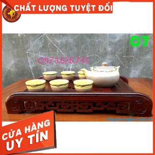 Khay trà gỗ hương cao cấp