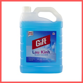Gift Nước Lau Kính Sắc Biển Tươi Mát 3.8kg Mẫu Mới