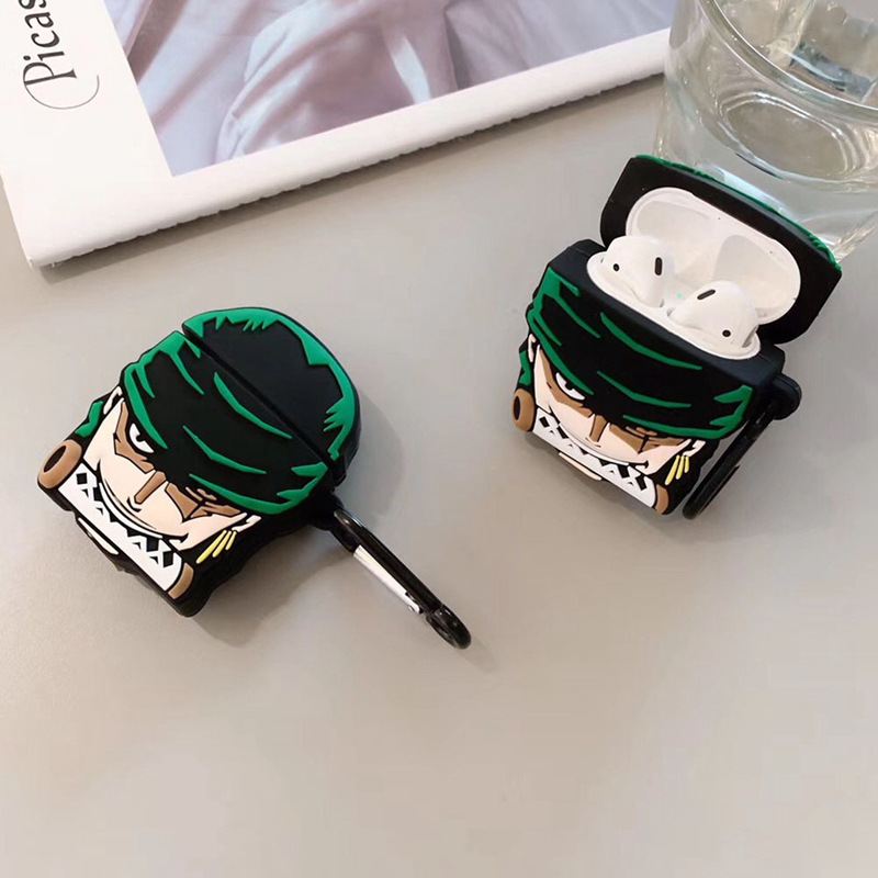 Vỏ Bảo Vệ Hộp Đựng Tai Nghe Hình One Piece Cho Airpods 1 2