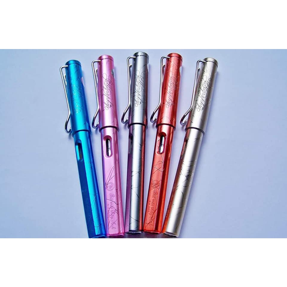 BÚT THẦY ÁNH SH050 - Bút ngòi kim tinh lá tre tự tạo thanh đậm