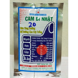 Phân bón vi lượng Cambi NHẬT - Hàng nhập khẩu- An toàn - Chất lượng