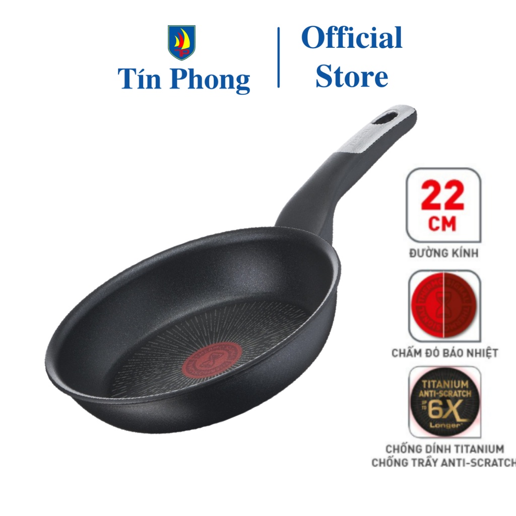 Chảo chiên Tefal Unlimited 22cm  - Sản xuất tại Pháp - Dùng mọi loại bếp - bảo hành 2 năm - Hỏa tốc 2h HCM