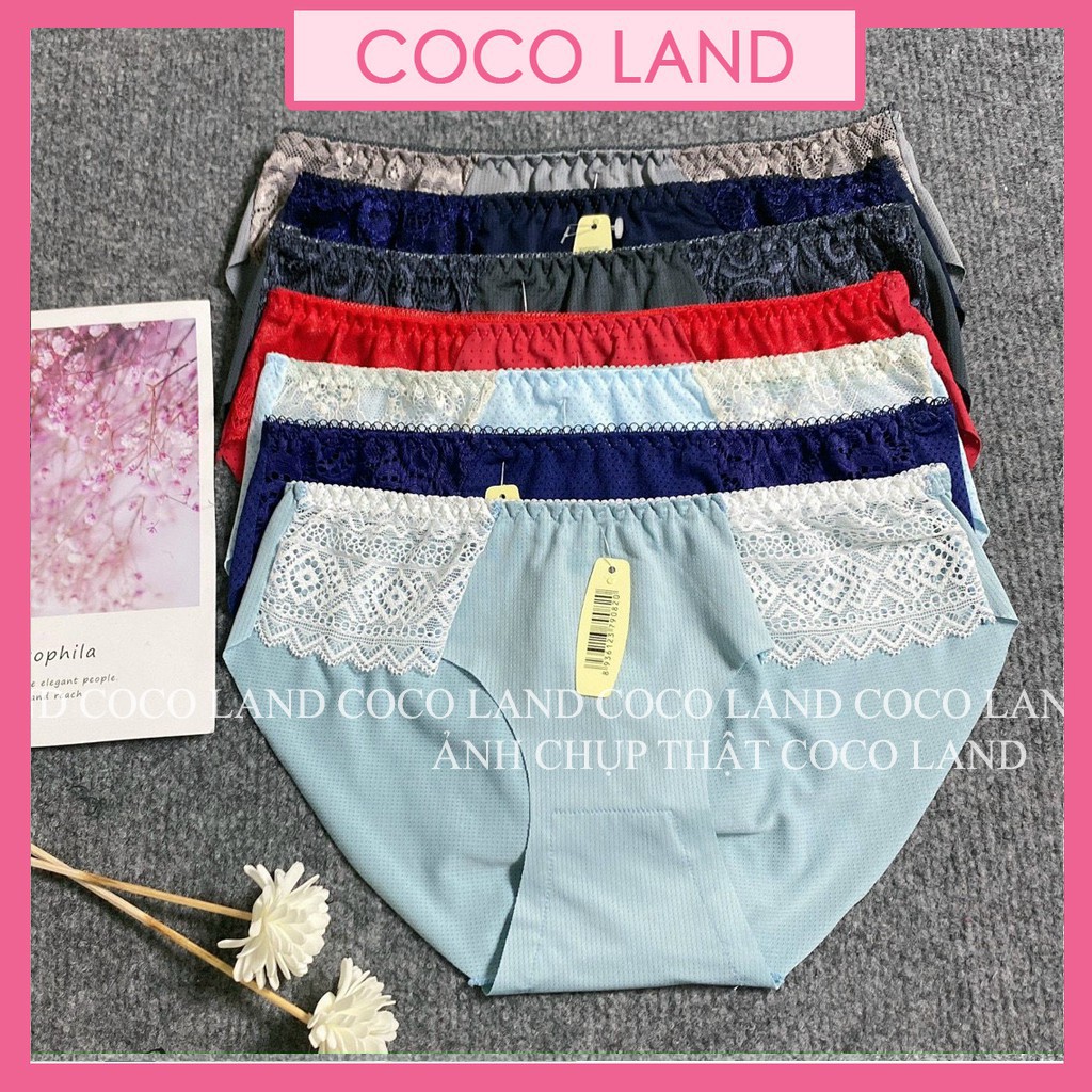 Quần Lót Nữ Ren cao cấp kháng khuẩn sexy gợi cảm ôm dáng không tạo hằn -Quần Lót Cotton Không Đường Chỉ Chống Vi Khuẩn