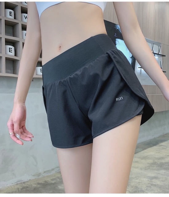 [Mã WASTMAY giảm 15% tối đa 30K đơn 150K] QUẦN SHORT THỂ THAO 2 LỚP TẬP GYM NỮ, QUẦN SHORT RUN 2 LỚP