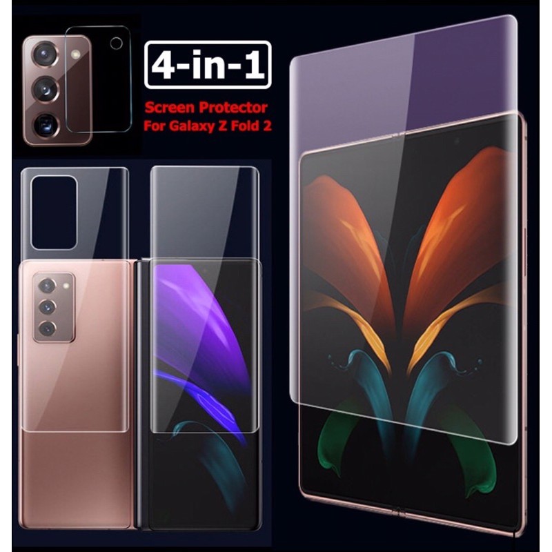 [ ẢNH THẬT ] Dán PPF Samsung Z Fold 2, Màn Hình Chính Màn Hình Ngoài, Dán Lưng Và Camera Samsung Galaxy Z Fold 2