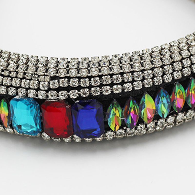 Băng Đô Nhung Đính Đá Lấp Lánh Sang Trọng Cho Nữ