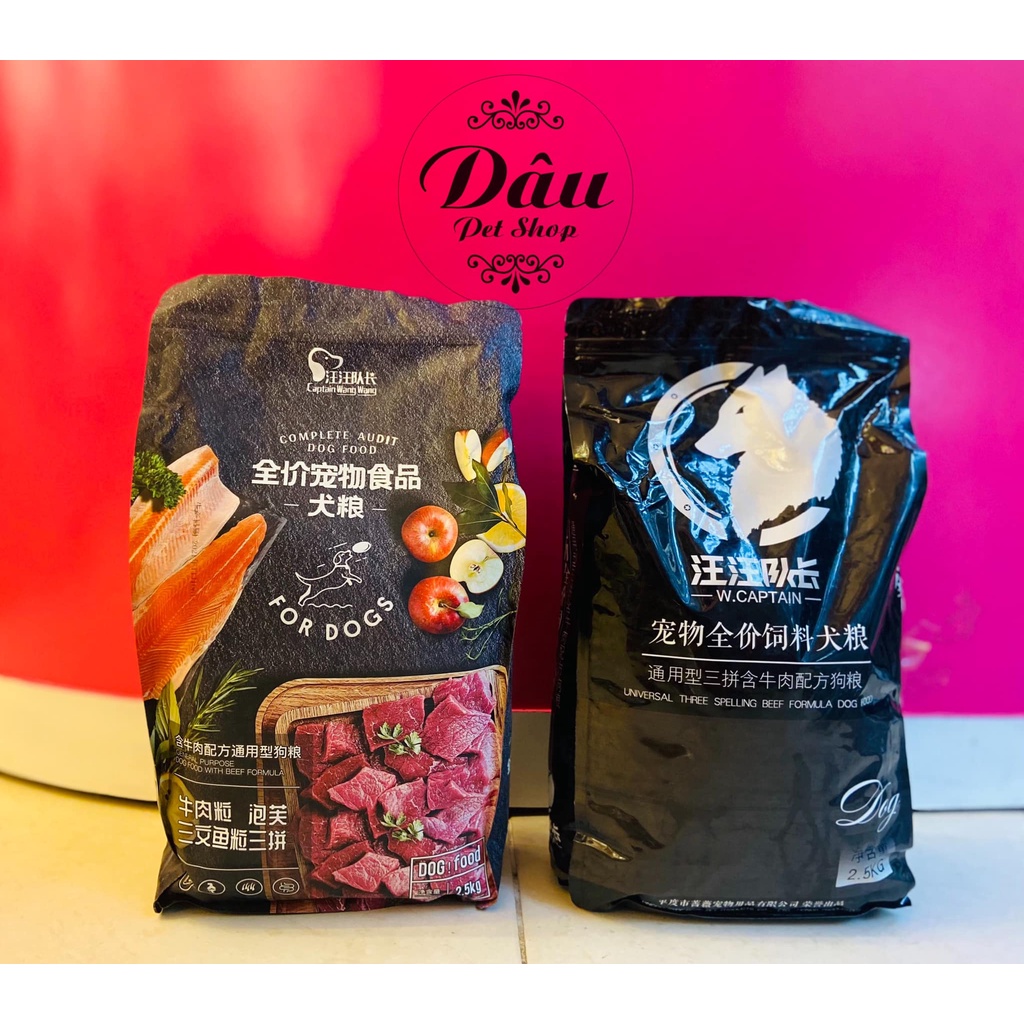 Hạt Captain bò phomai cá hồi date xa dành cho thú cưng