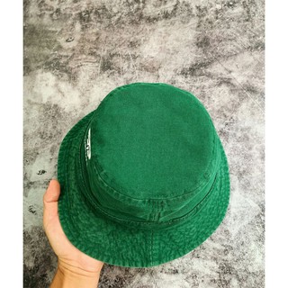 nón bucket xanh lá cây