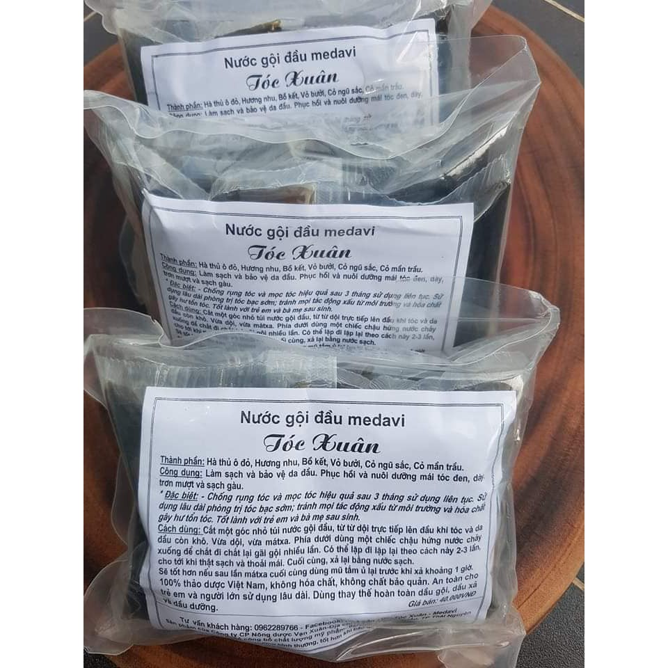 01 bịch Nước gội đầu Medavi Tóc Xuân