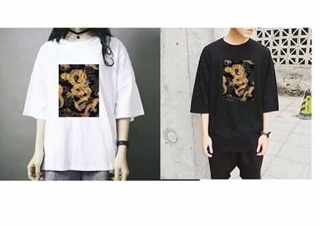 Áo thun tay lỡ nón có gái bịt miệng
