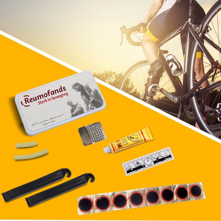 Bộ Vá Xe Đạp, Vá Săm Xe Máy Đầy Đủ Dụng Cụ Vá Xe Tại Nhà Tiện Lợi