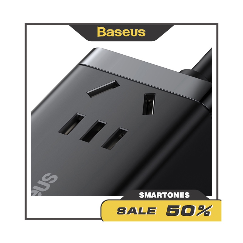 Bộ sạc nhanh Baseus GaN3 Pro Desktop Powerstrip 5 in 1 65W - 100W cho laptop và điện thoại