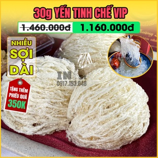 30g Tổ Yến Sào Tinh Chế Sợi Nguyên Chất Loại VIP - Yến Sào Khánh Hòa Nha Trang Cao Cấp - Yến Sào Chính Hãng INest