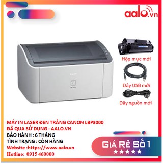 MÁY IN LASER ĐEN TRẮNG CANON LBP3000 ĐÃ QUA SỬ DỤNG - AALO.VN