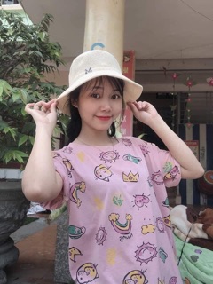 Mũ cói chữ M