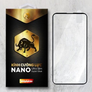 Cường lực Samsung Galaxy S10e hiệu Webphukien Full LCD đen